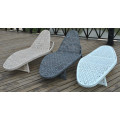 Outdoor Modern Chaise Mesh Lounge Rattan